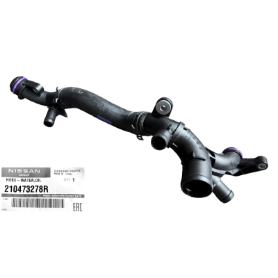 NISSAN QASHQAI J11 1.3 B 13- KRÓCIEC PRZEWÓD GUMOWY WODNY MAGISTRALI OE 21047-3278R